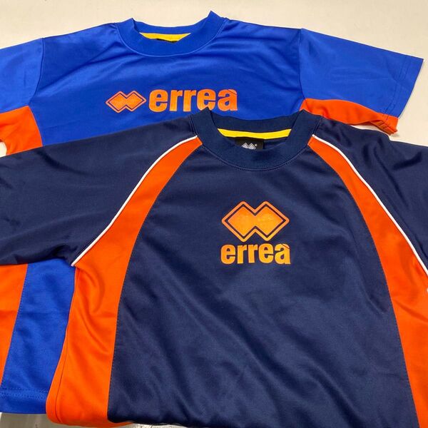 errea(エレア)キッズサッカー/スポーツシャツ2枚