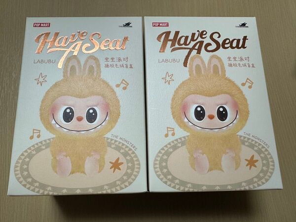 LABUBU THE MONSTER Have A Seat ぬいぐるみ 2点セット