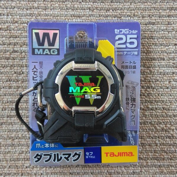 新品 Tajima セフGゴールドダブルマグ25-5.5m CWN3S2555 最安値