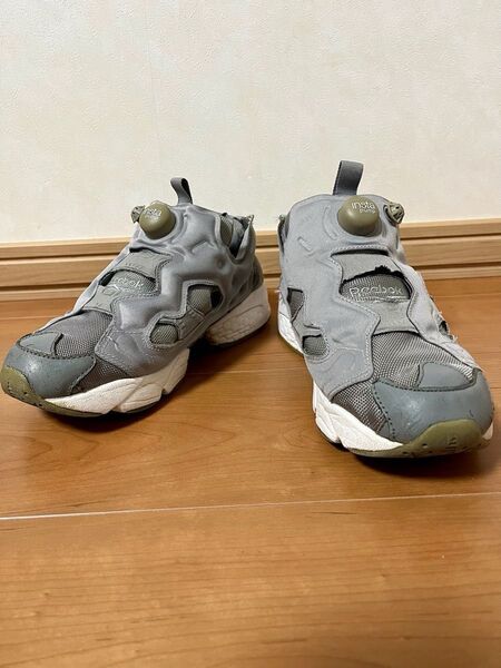 Reebok ポンプフューリー 24.5cm グレー リーボック.* スニーカー FURY INSTAPUMP