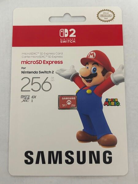 【新品未開封】 SAMSUNG microSD Express ForNintendo Switch 2 256GB
