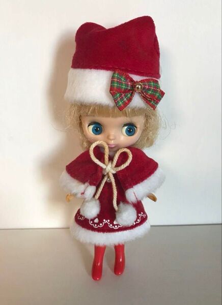 サンタ クリスマス衣装のプチブライス ラブトゥドレス リトルミスクリングル