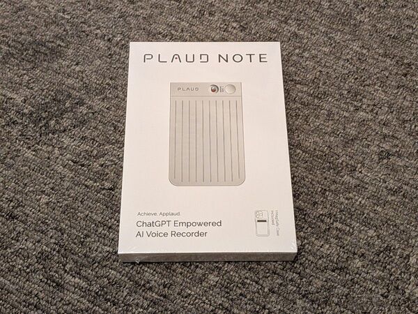 【新品未開封】PLAUD NOTE シルバー AI ボイスレコーダー 高精度文字起こし