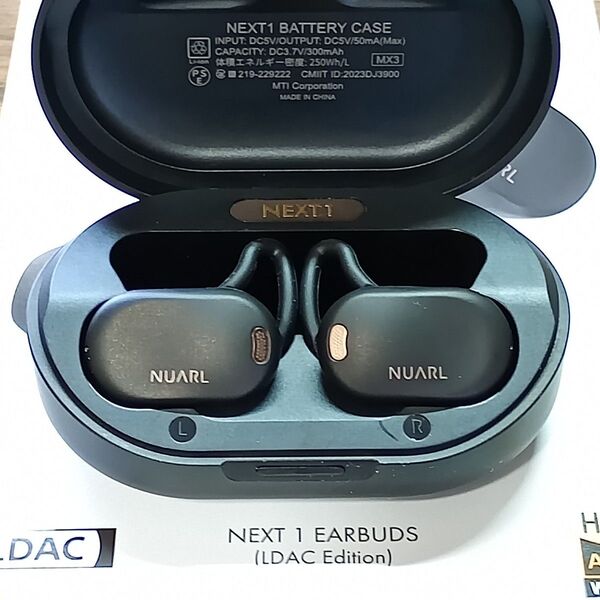 美品 NUARL NEXT1L Bluetooth ワイヤレスイヤホン