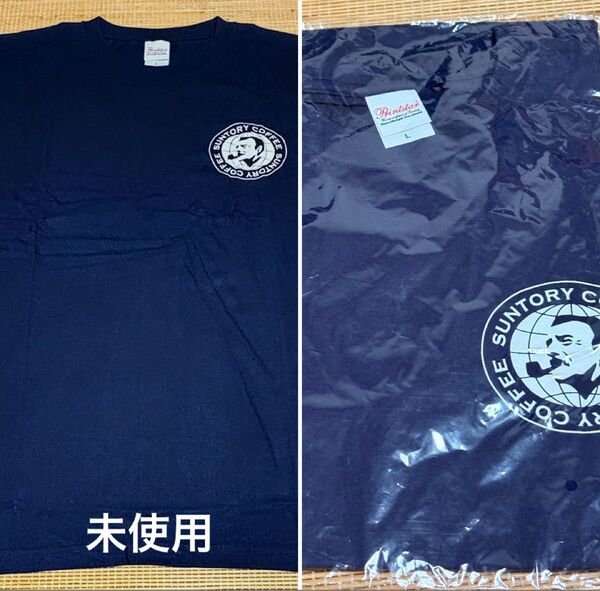 《非売品》SUNTORY COFFEE Tシャツ Lサイズ ネイビー