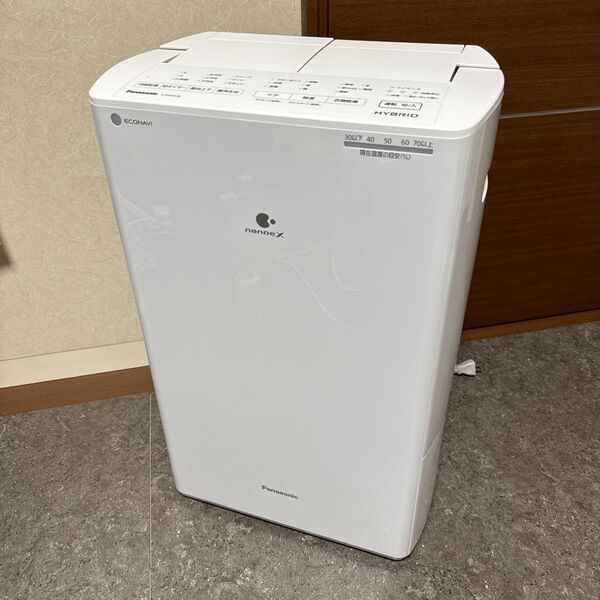 【美品】パナソニック 衣類乾燥除湿機 F-YHVX120-W ハイブリッド方式 2023年製 Panasonic ナノイーX