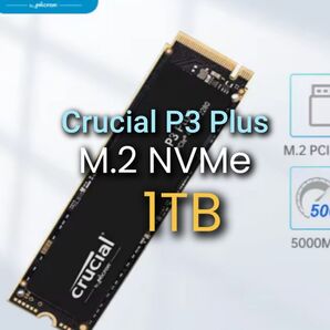 1TB SSD Crucial P3 Plus CT1000P3PSSD8 茶箱バルク TLC版 新品未使用