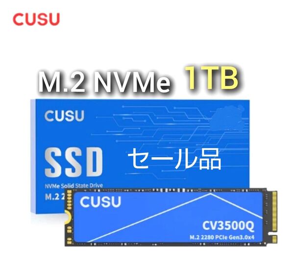 SSD 1TB CUSU CV3500Q M.2 NVMe PCIe3.0 x 4 新品未使用 セール品