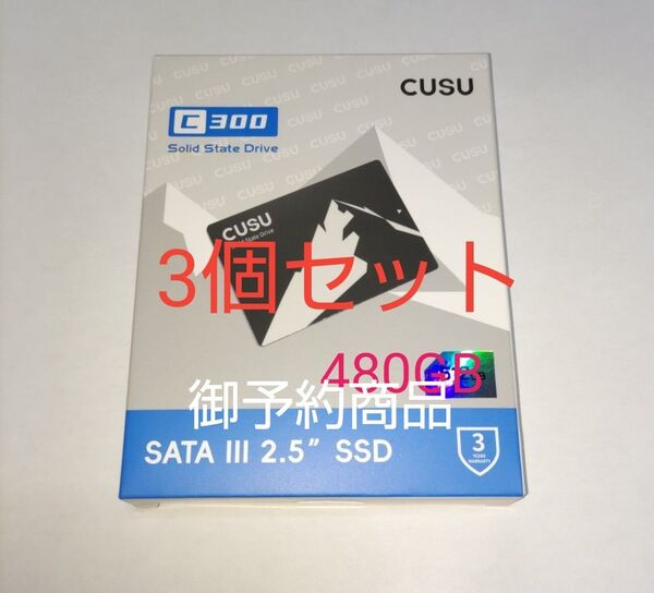 SSD 480GB CUSU CV300 2.5インチ 3個セット
