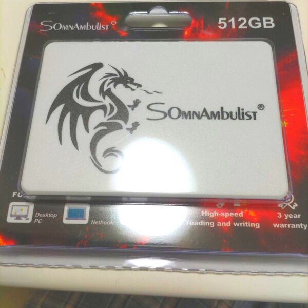 SSD 512GB SOMNAmbulist H650 (白)SATA2.5インチ新品未使用