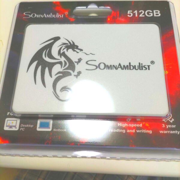 SSD 512GB SOMNAmbulist H650 (白)SATA2.5インチ新品未使用