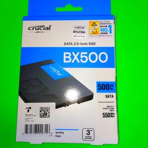 500GB SSD Crucial BX500 CT500BX500SSD1JP新パッケージ版新品未開封