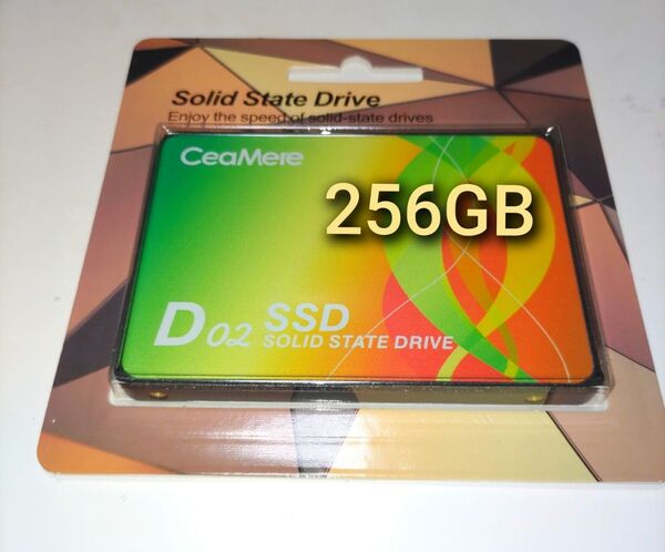 SSD 256GB CeaMere CMSSDA 2.5インチ (Yellow)パッケージ品 新品