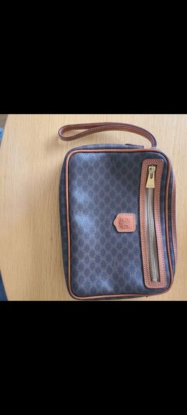 CELINE セリーヌ ヴィンテージバッグ マカダム柄 ブラウン