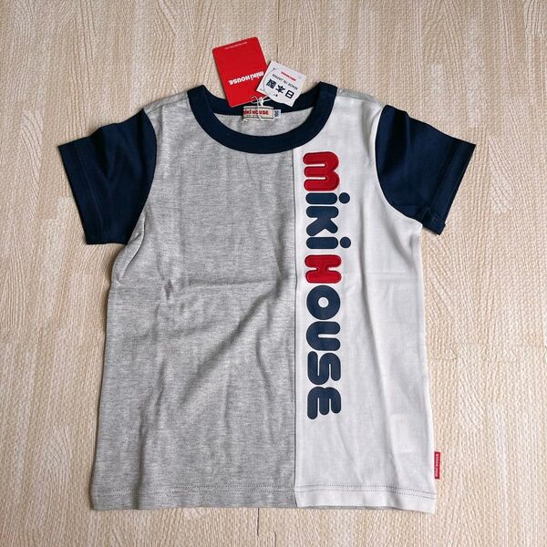 mikihouse ミキハウス Tシャツ 100 ロゴTシャツ 日本製