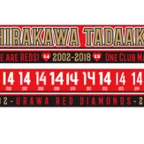 浦和レッズ タオルマフラー 平川忠亮 引退記念