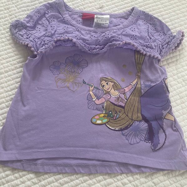 コストコ ラプンツェル Tシャツ 半袖Tシャツ トップス 100 110 5歳