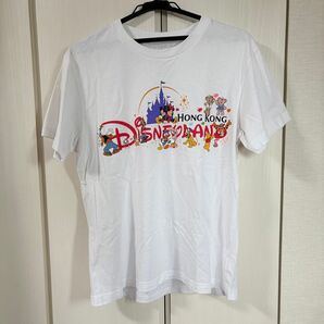 香港ディズニー Tシャツ Mサイズ ホワイト 白