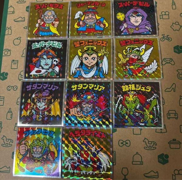 ヘッドだらけのビックリマンチョコ 人気ヘッド 11種類ヘッドだらけ ビックリマン シール ステッカー