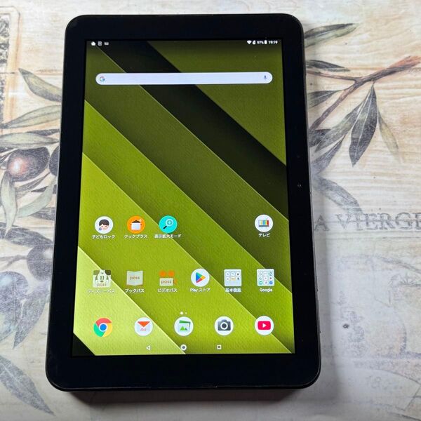 SIMフリー化○Qua tab QZ10○10インチ防水○子どもロック付きで安心