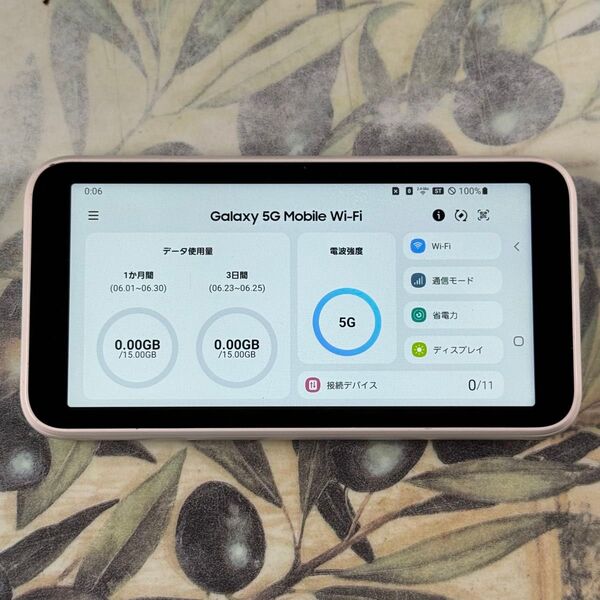 Galaxy 5G Mobile Wi-Fi SCR01 SIMフリー