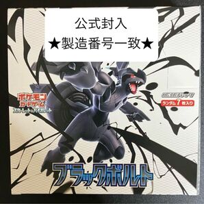 ブラックボルト シュリンクなし ポケモンカード