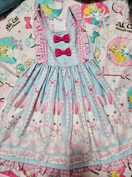 シャーリーテンプル うさぎ ワンピース 120