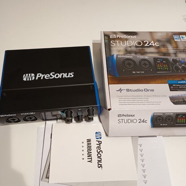 美品 PreSonus オーディオインターフェイス studio24c