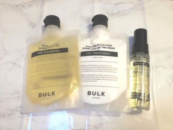 バルクオム ヘアケアセット (メンズヘアケア) シャンプー&トリートメント&頭皮美容液 おまけ付き