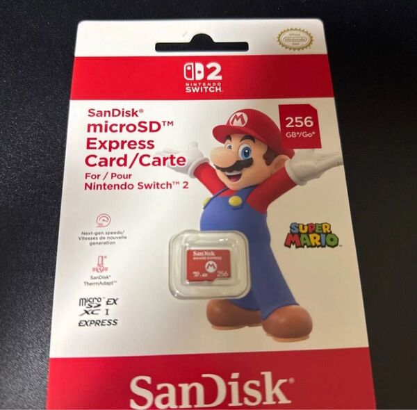 【新品未開封】SanDisk microSD Express 256GB Nintendo Switch2