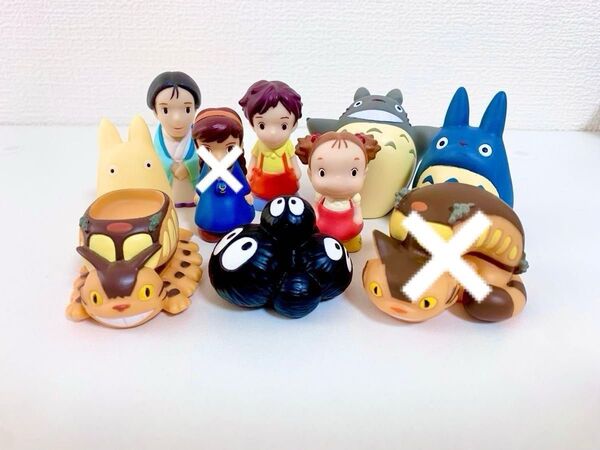 【美品】ジブリ フィギュア 8体セット 二馬力 となりのトトロ 指人形 二馬力