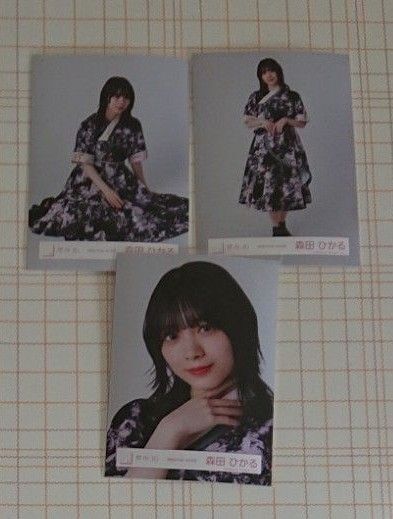 櫻坂46 森田ひかる 生写真 無言の宇宙 mv セミコンプ
