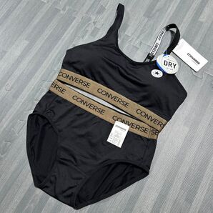 新品 CONVERSE ブラショーツset Mサイズ ブラック 吸水速乾素材 スポーツブラ ハーフトップ 上下セット