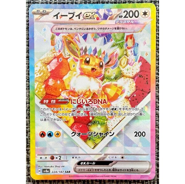 ポケモンカード イーブイex SAR ポケモンカードゲーム テラスタルフェスex