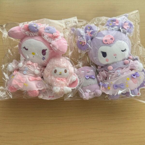 きゅ〜とくらうん サンリオ マスコット ぬいぐるみ マイメロディ クロミ