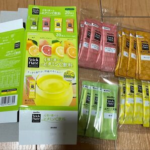名糖 スティックメイト 4種の選べる ビタミンC飲料 6g×4種×各5本入 レモン 粉末 インスタント 柑橘 清涼飲料 個包装
