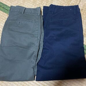 ユニクロメンズ ネイビー・カーキ カジュアルパンツ 73cmまとめ売り