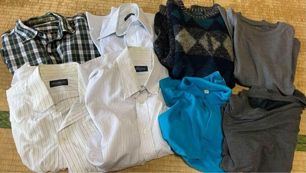 メンズ トップス 長袖 半袖 シャツ まとめ売りセット