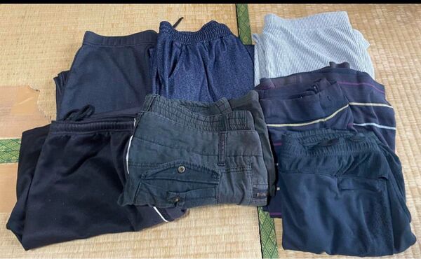 レディースネイビー グレー XL、 Lくらいのパンツ、ハーフパンツ、まとめ売り