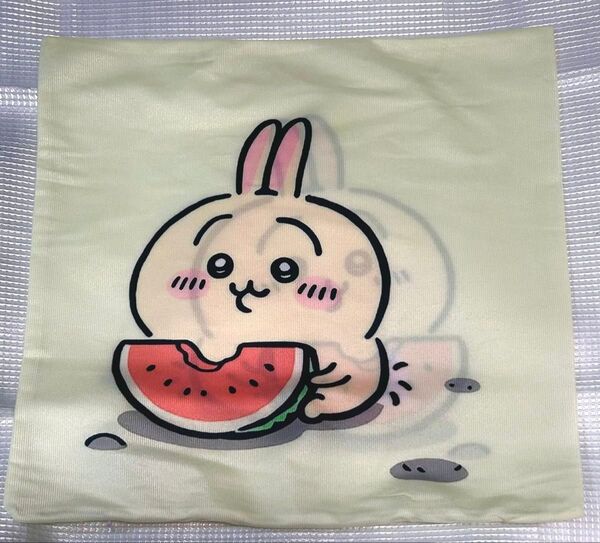 ちいかわ 両面印刷 フルカラー クッションカバー うさぎ スイカ 45×45cm