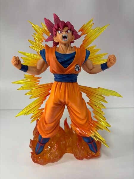 一番くじ ドラゴンボール ドッカンバトル6th A賞 ゴッド孫悟空 ※破損あり