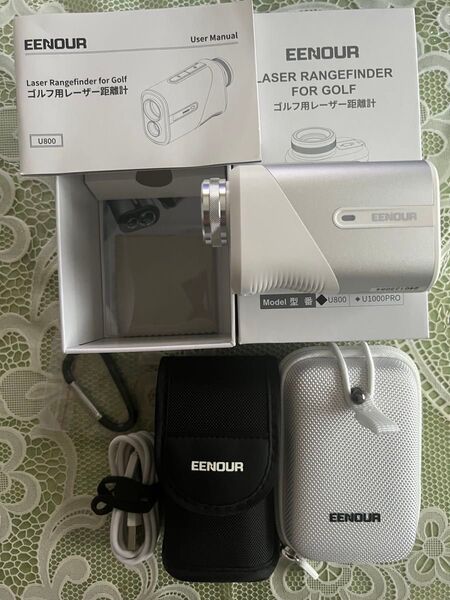 早い者勝ちです EENOUR U800 GOLF レーザーゴルフ距離計 ホワイト