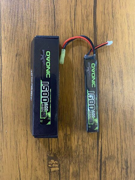 OVONIC リポバッテリー 1500mAh 60C 3S 7.4V