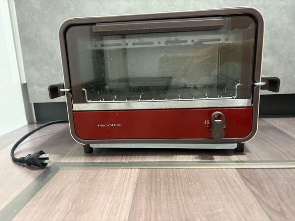 レコルト トースター 赤 レッド 家電 RCO-1