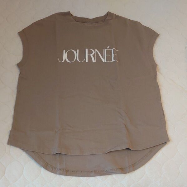 フレンチスリーブTシャツ ベージュ