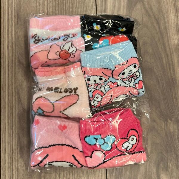 新品 未開封 サンリオ 靴下 しまむら マイメロディ 女の子 子供 キッズ