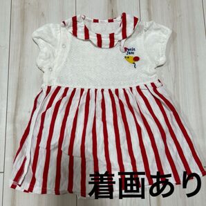 プチジャム 猫 ロンパース 着画あり