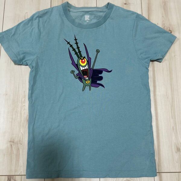 スポンジボブ プランクトン 半袖 Tシャツ グラニフ 140cm