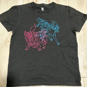 ポケモン Tシャツ ザシアン ザマゼンタ グラニフ 140 黒 ブラック