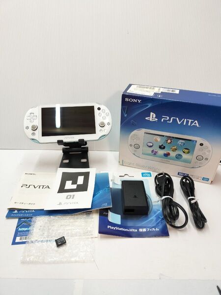 PlayStation Vita (PCH-2000シリーズ) Wi-Fiモデル ライトブルー/ホワイト PCH-2000